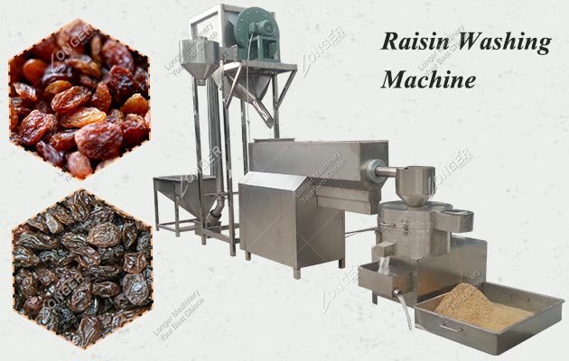 Continuous Raisin Washing and Drying Machine Line Capacity 1000 KG