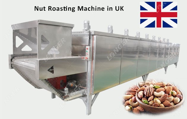 Nut Roasting Machine Sent to the Uk