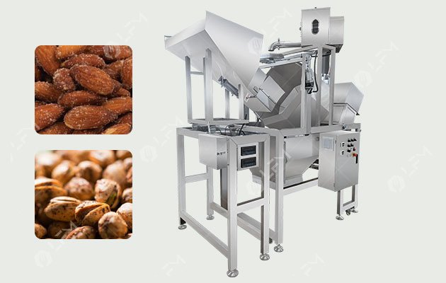 Roasted Almond Pistachio Seasoning Machine Fully Automatic