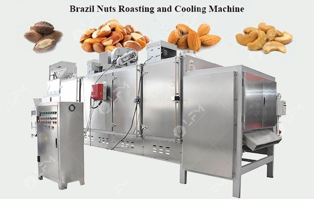 LG-LHE8.5A Brazil Nuts Roasting and Cooling Machine