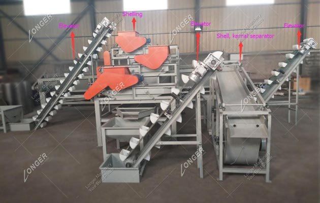 Automatic Hazelnut Shelling Machine