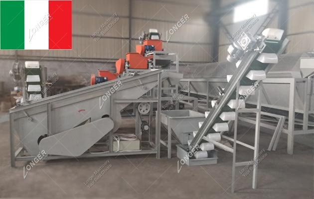 Hazelnut Shelling Machine Italy