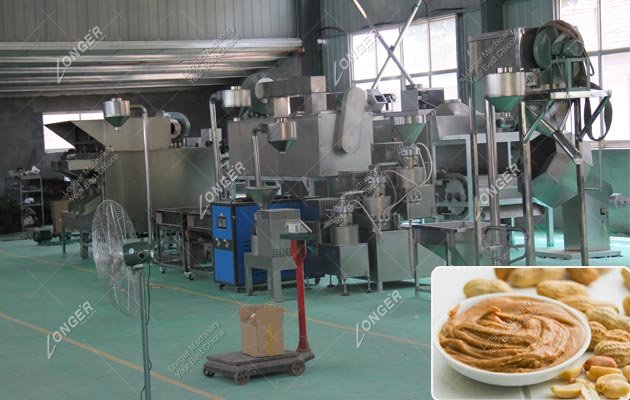 Peanut Butter Factory Machine