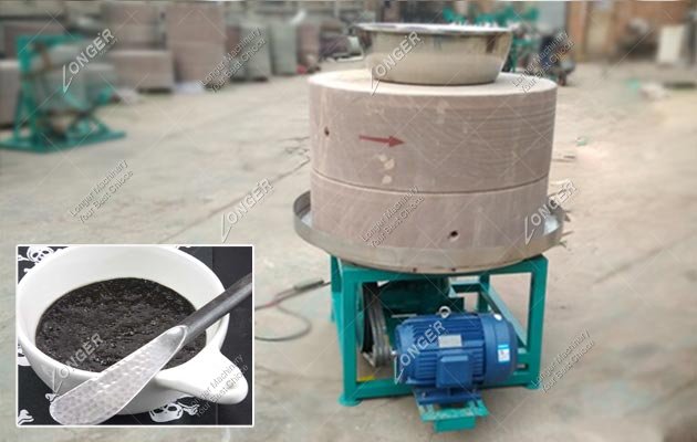 Electric Stone Mill Grinder Tahini Peanut Sesame Paste Making Machine