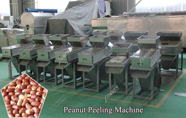 how does a peanut peeling machine work