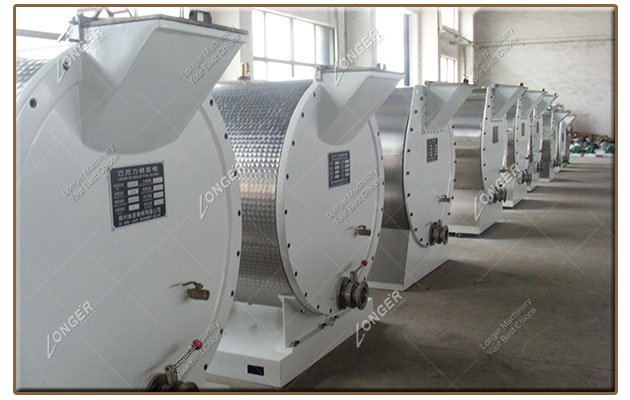 Chocolate Refining Machine in Factory