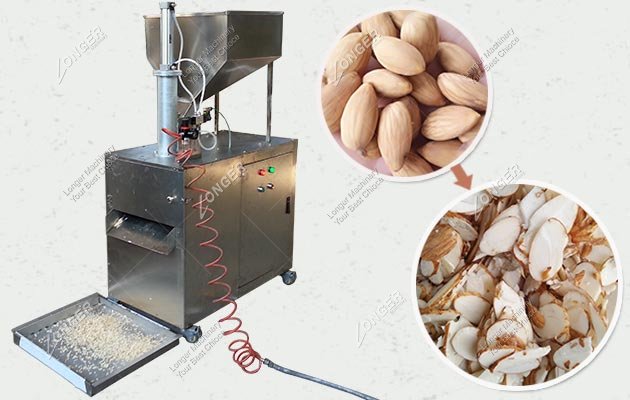 Almond Nut SlicerAlmond Pista Slice Cutting Machine