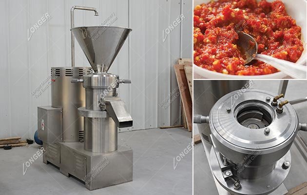 Chili Sauce Grinding MachineHot Pepper Paste Sauce Machine