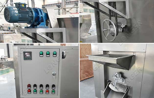 Gas Heated Groundnut Roaster Machine Price