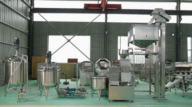 Automatic Peanut Butter Manufacturing Plant