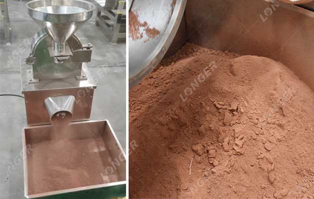 201SS Cocoa Powder Grinder Machine