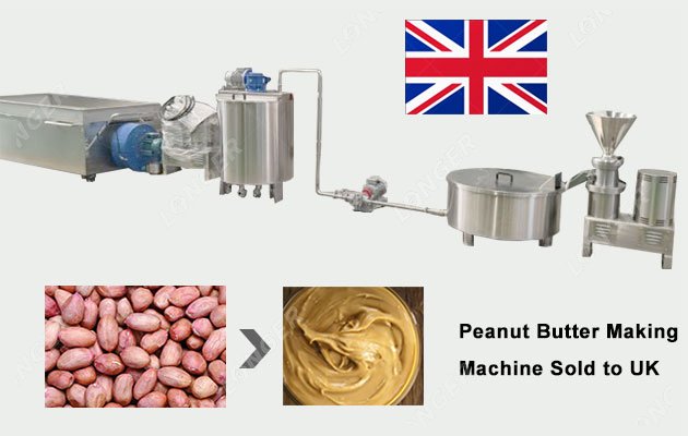 Commercial Peanut Butter Making Machine Sold to UK