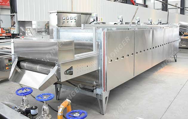 Industrial hazelnut roasting machine for sale