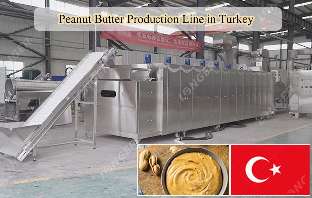 Automatic Peanut Butter Production Line in Turkey