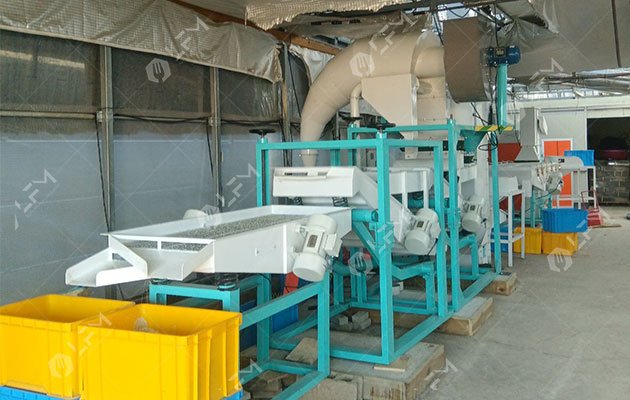 Hemp Seed Shelling Machine Installed in South Korea